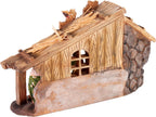 Nativity Scene with 11 Hand-Painted Resin Figures