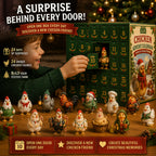 Chicken Advent Calendar 2026 - 24 Christmas Chicken Figurines