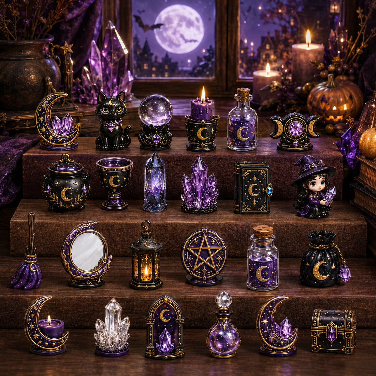 Crystal Witch Advent Calendar 2026 - 24 Days of Magical Miniatures