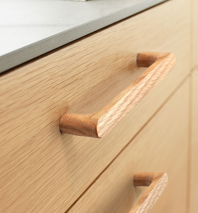 Organic Modern Natural Walnut Wood Cabinet Handles