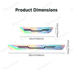 Laser-Effect Door Sill Protector Stickers for Tesla Model Y Juniper 2025+ (4PCS)