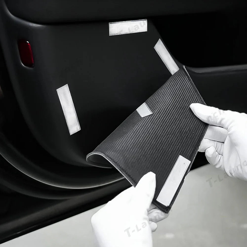 Leather Door Kick Guards for 2026 New Tesla Model Y Standard