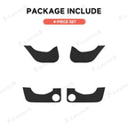 Leather Door Kick Guards for Tesla Model Y Juniper 2025+ / Model 3 Highland 2024+
