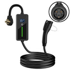Level 2 J1772/NACS EV Charger for Home Portable EV Charger with Screen Display Adjustable Current