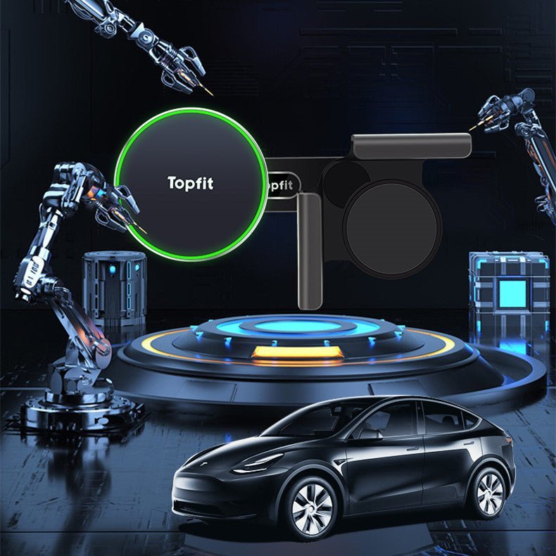 Magnetic Wireless Charging Phone Holder For Model 3 Highland/Y | Miroken