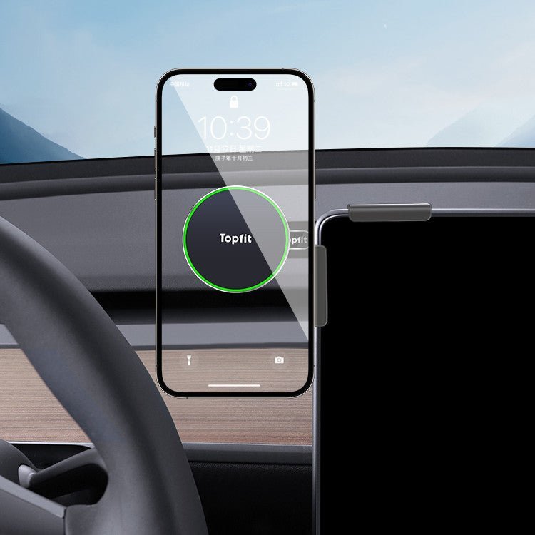 Magnetic Wireless Charging Phone Holder For Model 3 Highland/Y | Miroken