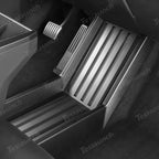 Lower Center Console Side Trim Covers  (Carbon Fiber Pattern ABS) for Cybertruck