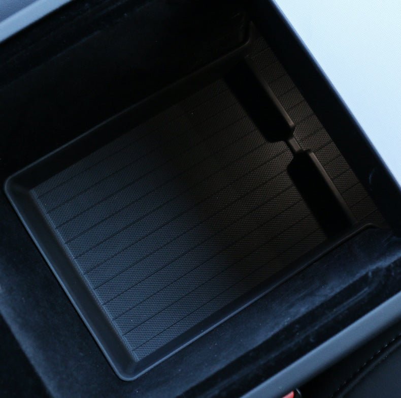 Lower Center Console Storage Box for Tesla Model 3 Highland & Model Y Juniper