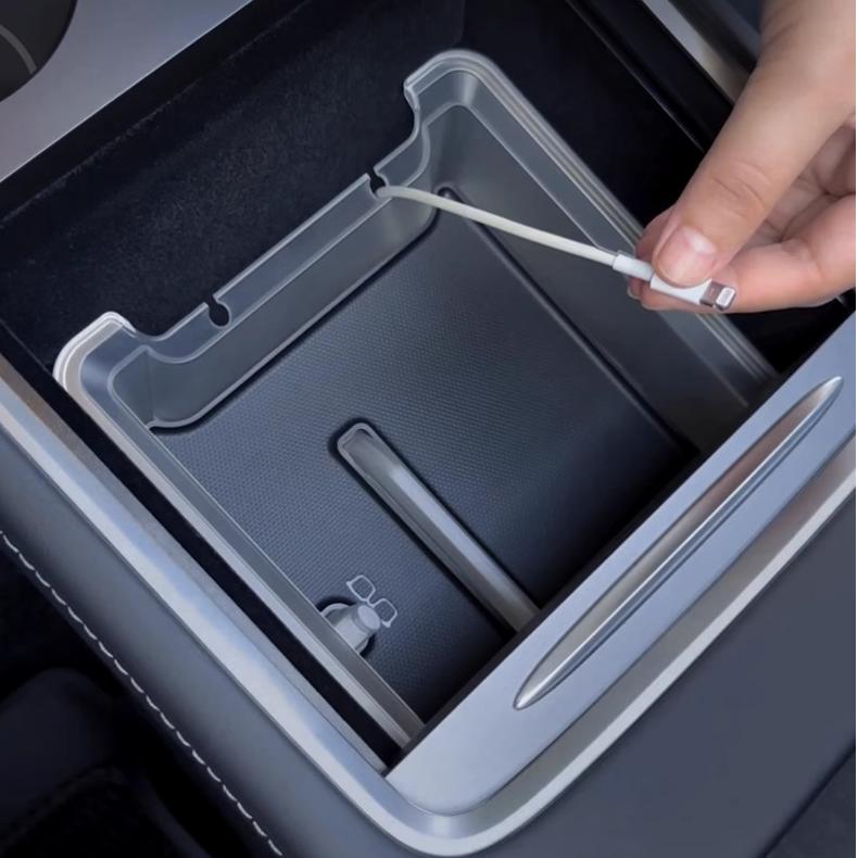 Center Console Storage Kits for Model Y Juniper / Model 3 Highland (2PCS) | Miroken