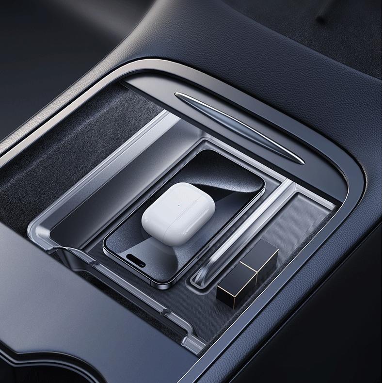 Center Console Storage Kits for Model Y Juniper / Model 3 Highland (2PCS) | Miroken