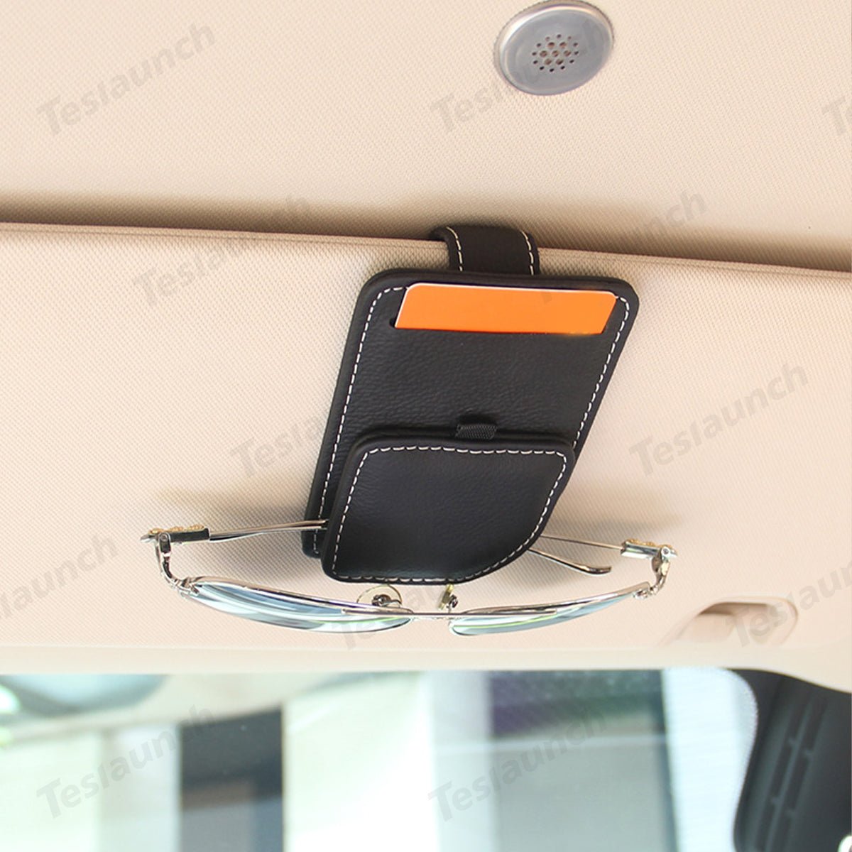 Magnetic Multi-Functional Glasses & Card Clip for Tesla Model 3/Y/S/X/CT