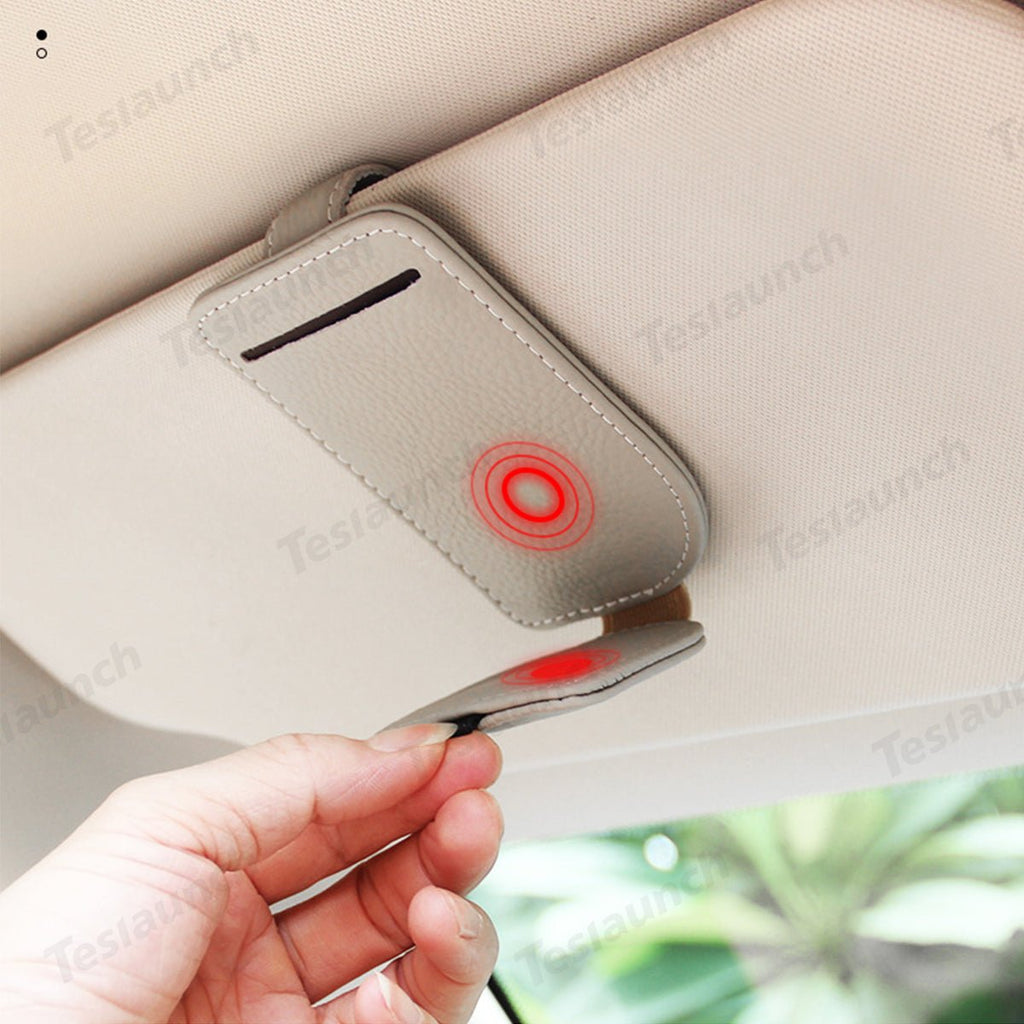 Magnetic Multi-Functional Glasses & Card Clip for Tesla Model 3/Y/S/X/CT