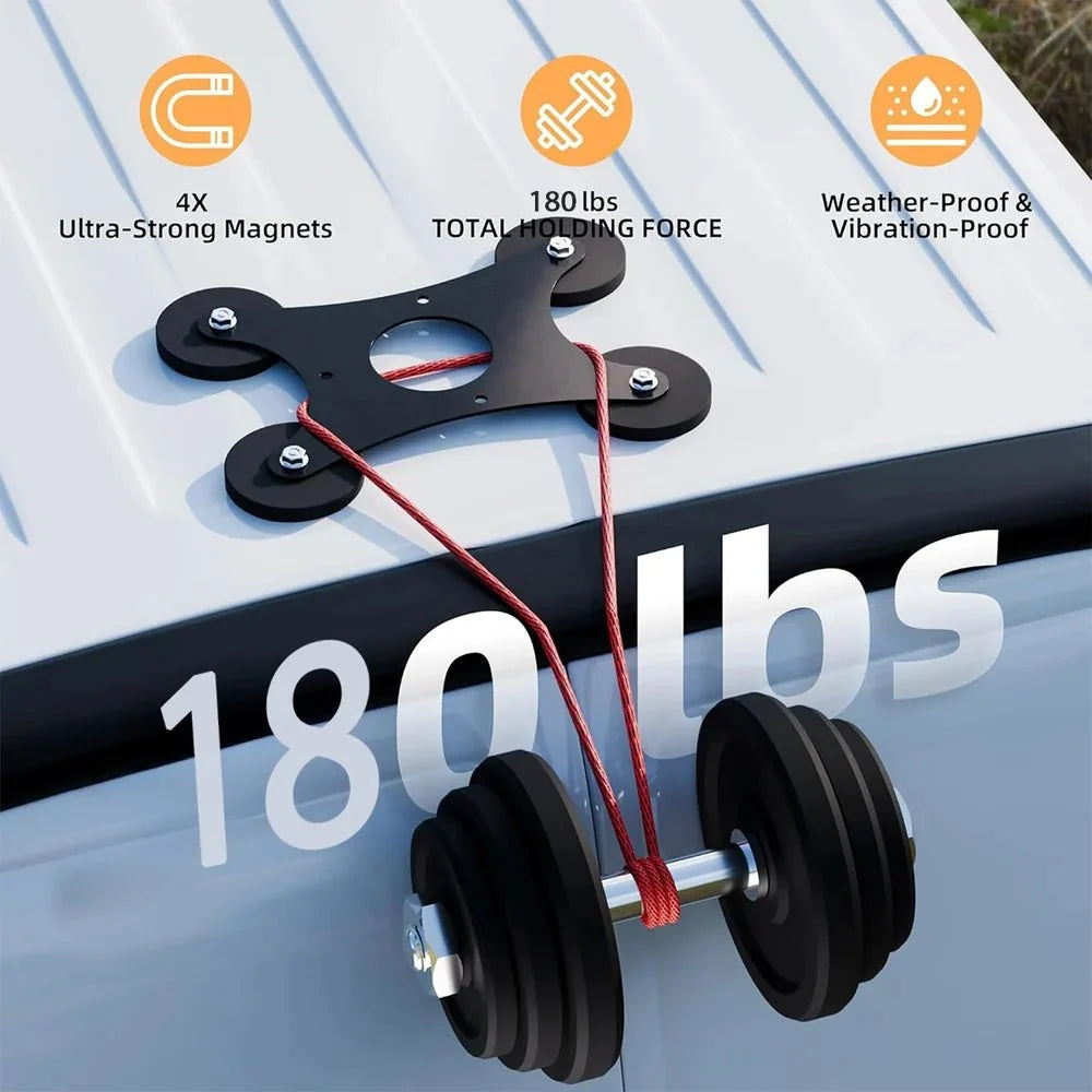 Magnetic No-Drill Car Mount for Starlink Mini – 2025 New Version