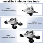 Magnetic No-Drill Car Mount for Starlink Mini – 2025 New Version