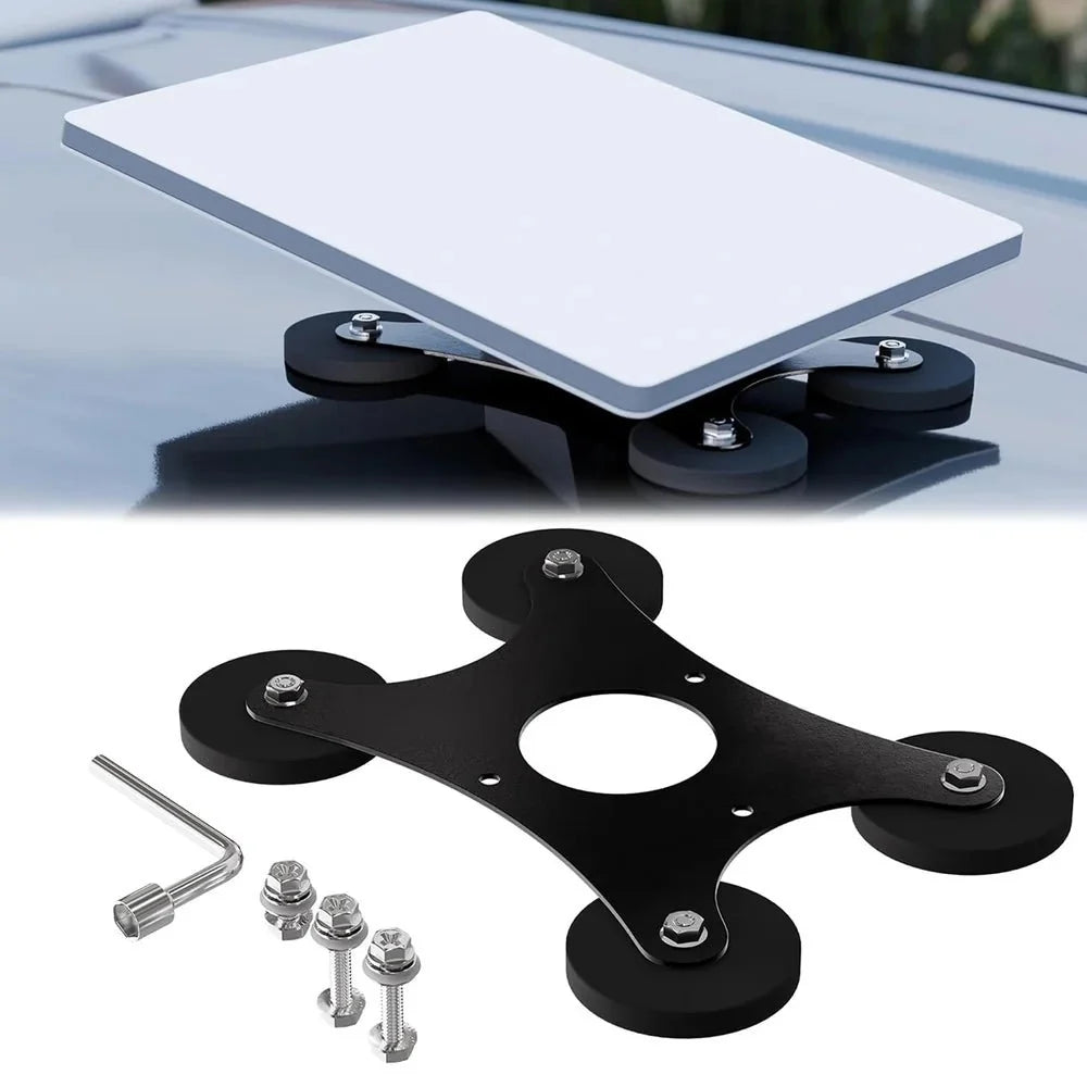 Magnetic No-Drill Car Mount for Starlink Mini – 2025 New Version
