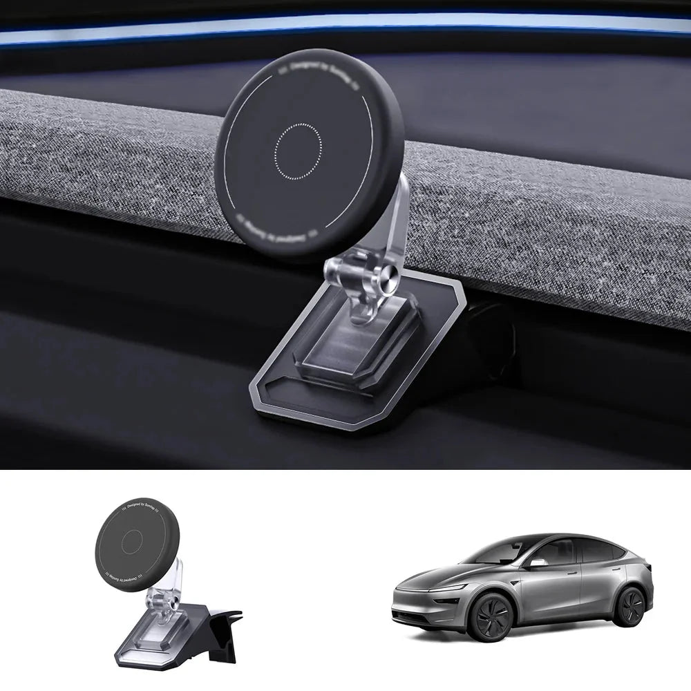 Magnetic Silicone Phone Holder for Tesla Model Y Juniper 2025+ / Model 3 Highland 2024+