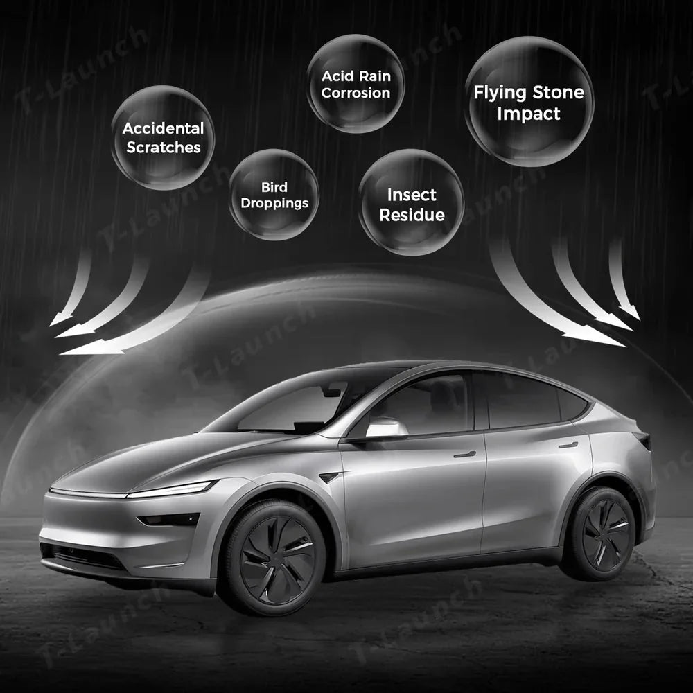 Matte TPU Full Car Paint Protection Film (PPF) for Tesla Model Y Juniper 2025+