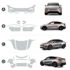 Matte TPU Full Car Paint Protection Film (PPF) for Tesla Model Y Juniper 2025+