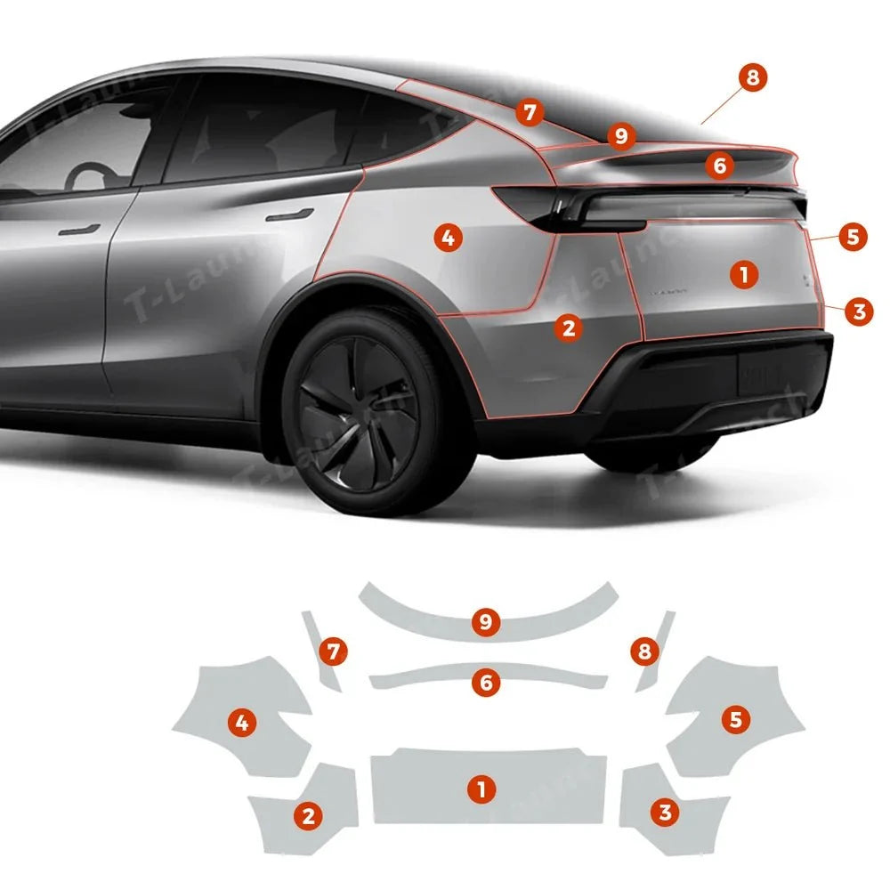 Matte TPU Full Car Paint Protection Film (PPF) for Tesla Model Y Juniper 2025+