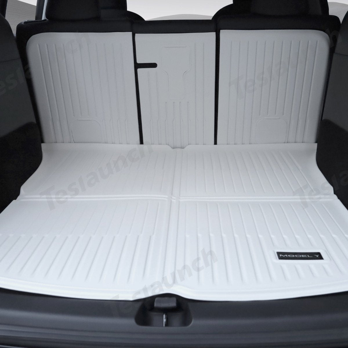 Matte White Interior Upgrade Kit For Tesla 2021-2024 Model Y