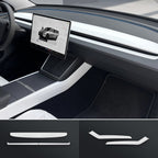 Matte White Interior Upgrade Kit For Tesla Model Y Juniper 2025+