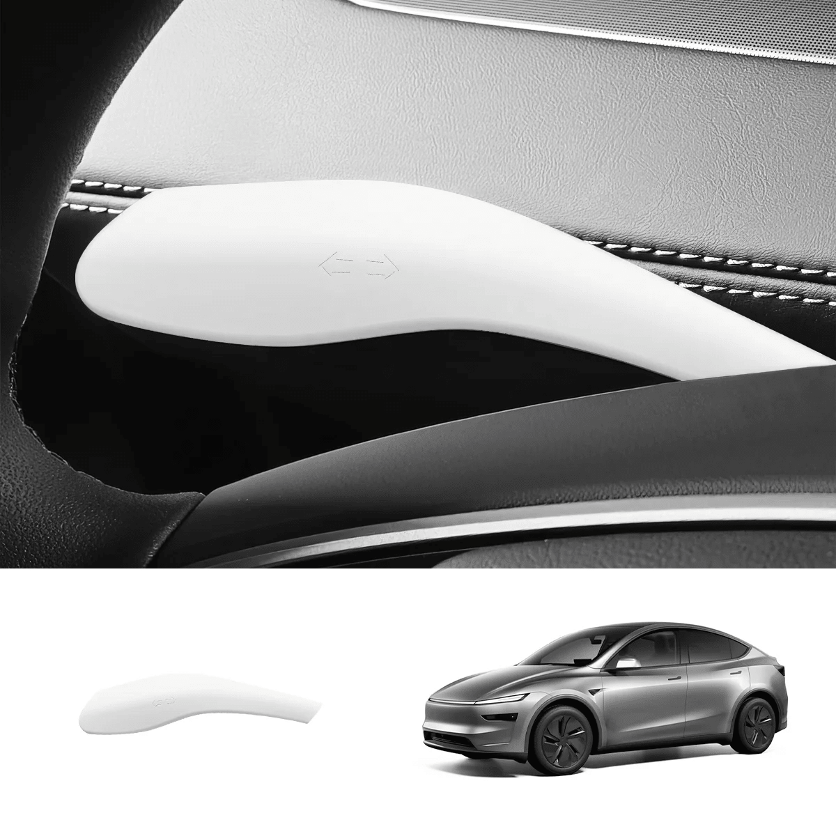 White Interior Upgrade Kit For Tesla Model Y Juniper 2025+