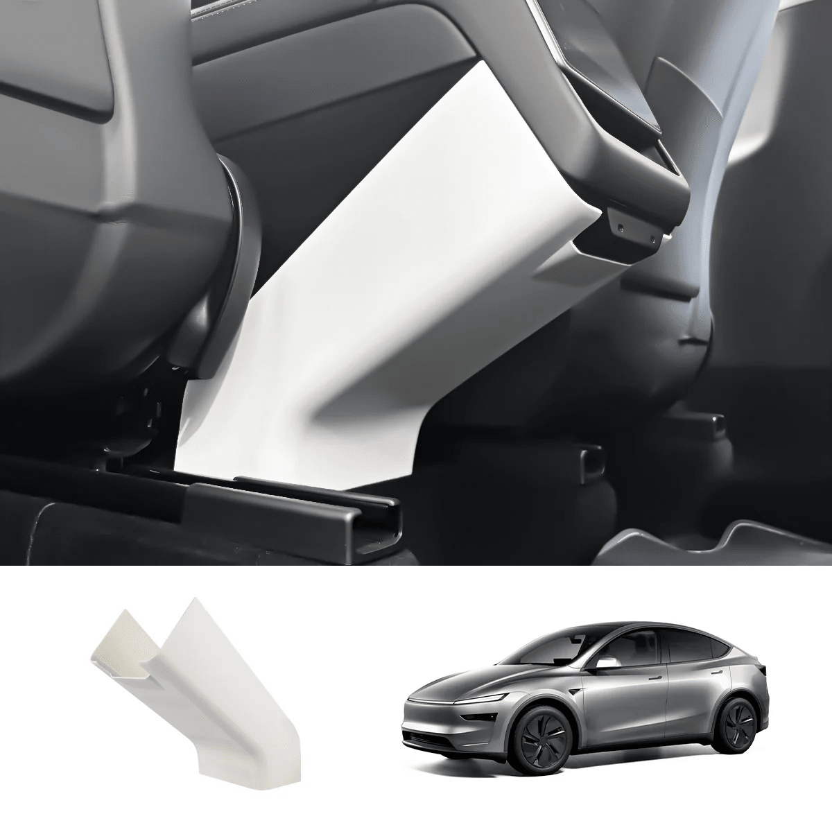 White Interior Upgrade Kit For Tesla Model Y Juniper 2025+