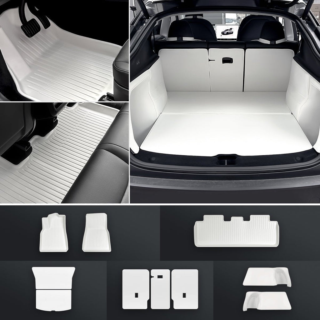 White Interior Upgrade Kit For Tesla Model Y Juniper 2025+
