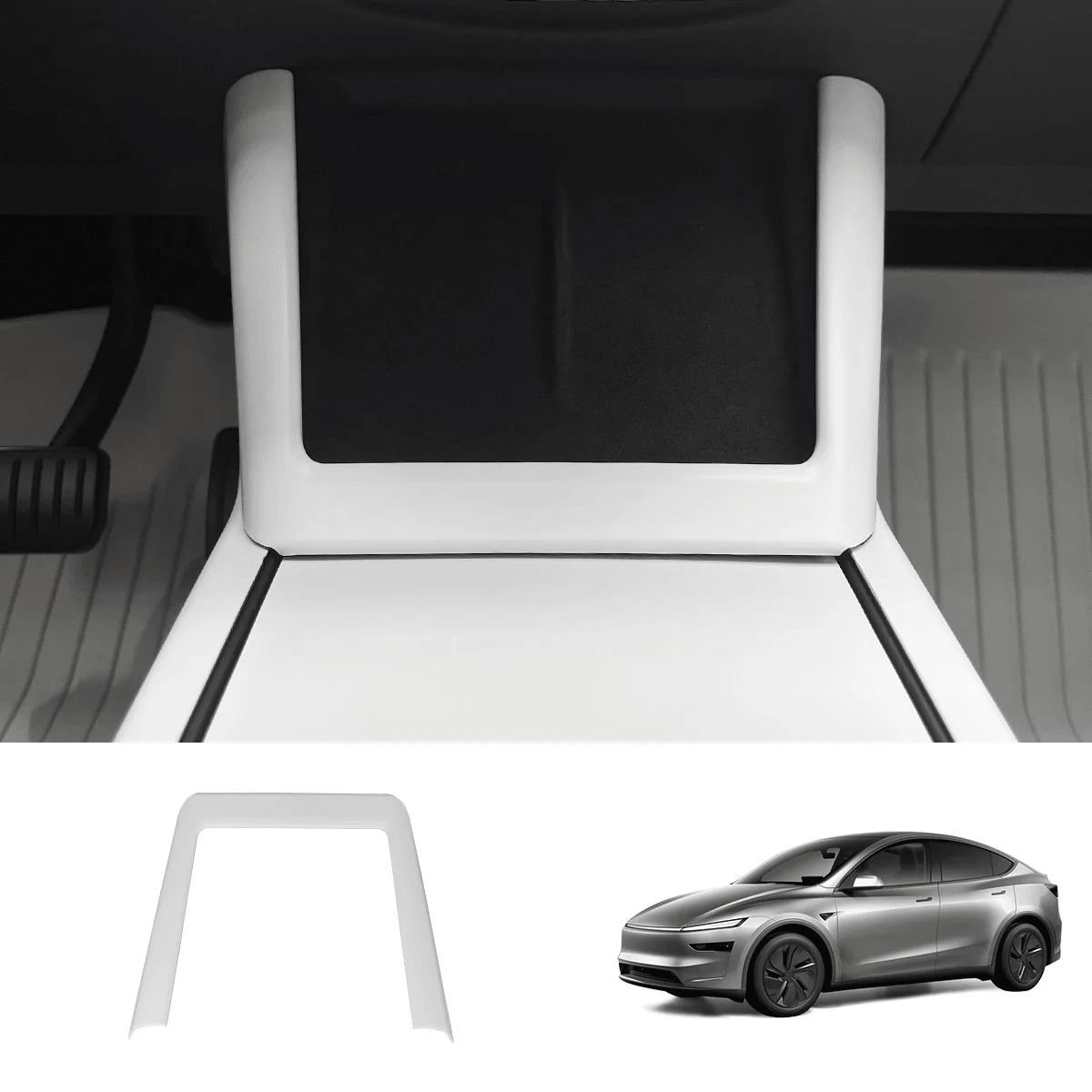 White Interior Upgrade Kit For Tesla Model Y Juniper 2025+