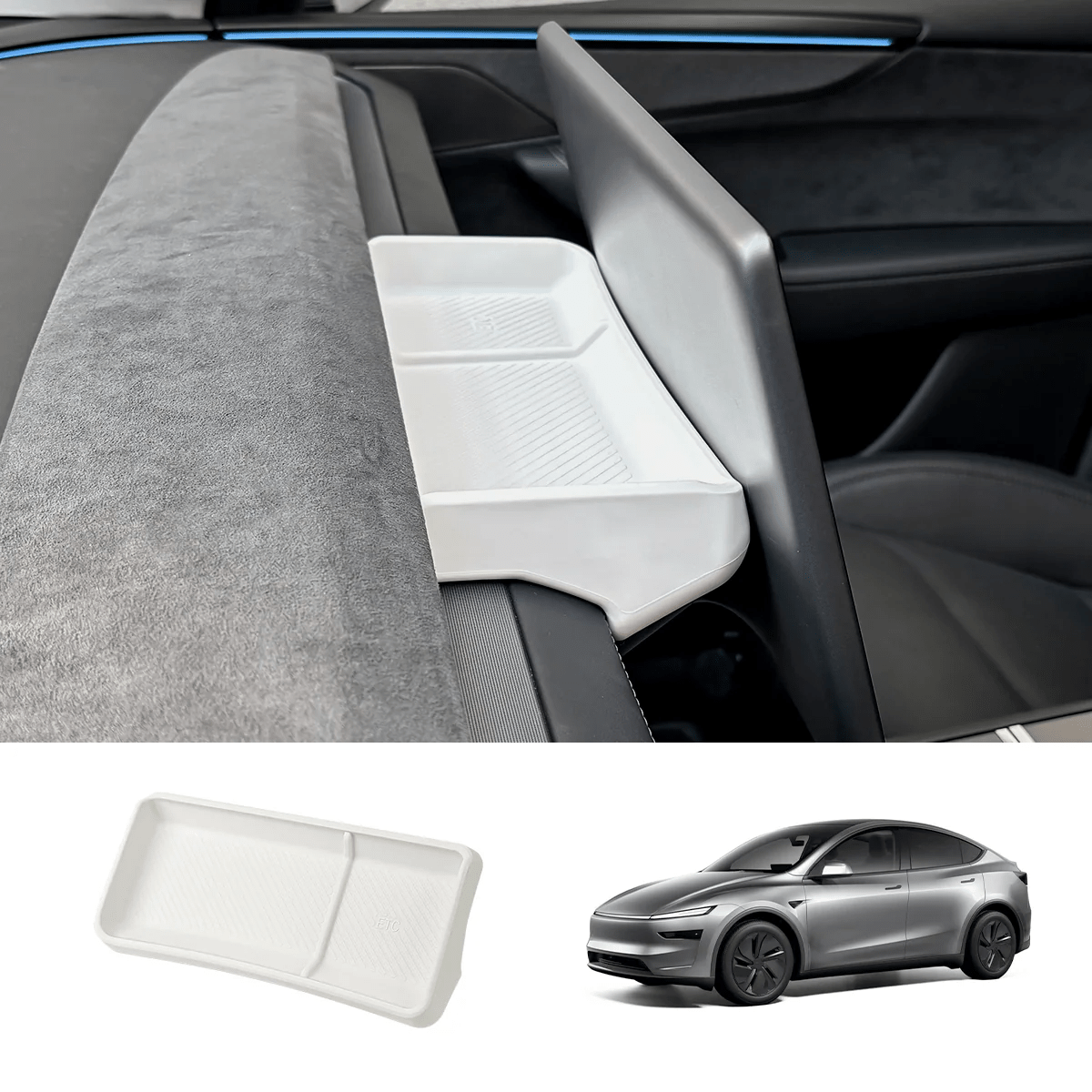 White Interior Upgrade Kit For Tesla Model Y Juniper 2025+