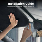 Mesh Electrostatic Adsorption Sunroof Sunshade for Tesla Model X Front Sunroof