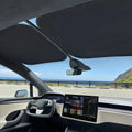 Mesh Electrostatic Adsorption Sunroof Sunshade for Tesla Model X Front Sunroof