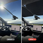 Mesh Electrostatic Adsorption Sunroof Sunshade for Tesla Model X Front Sunroof