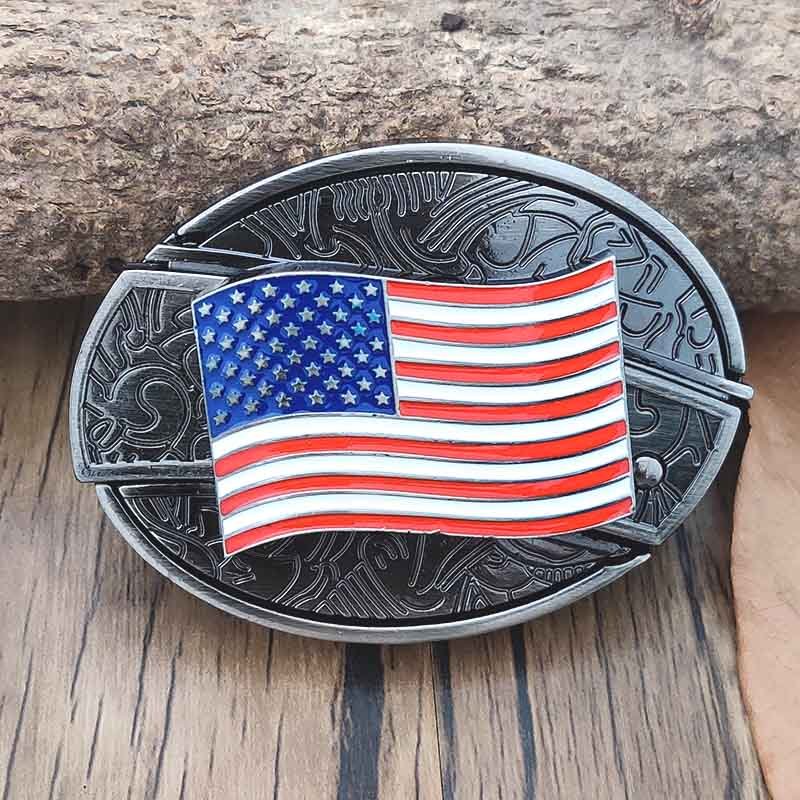Miroken | Metal Oval Cowboys Belt Buckle
