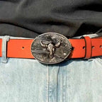 Miroken | Metal Oval Cowboys Belt Buckle