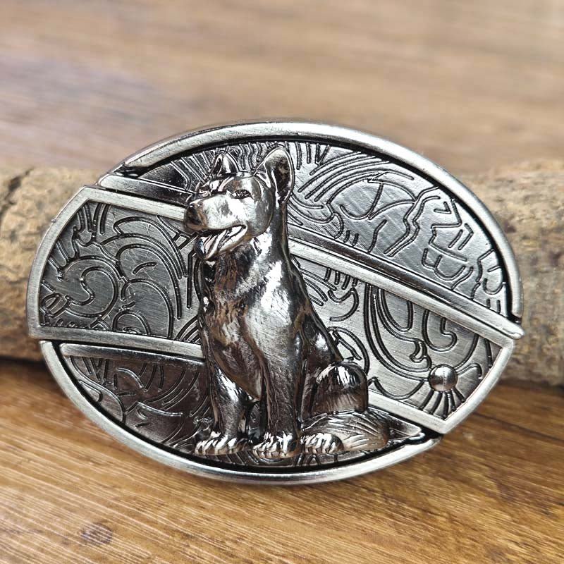 Miroken | Metal Oval Cowboys Belt Buckle