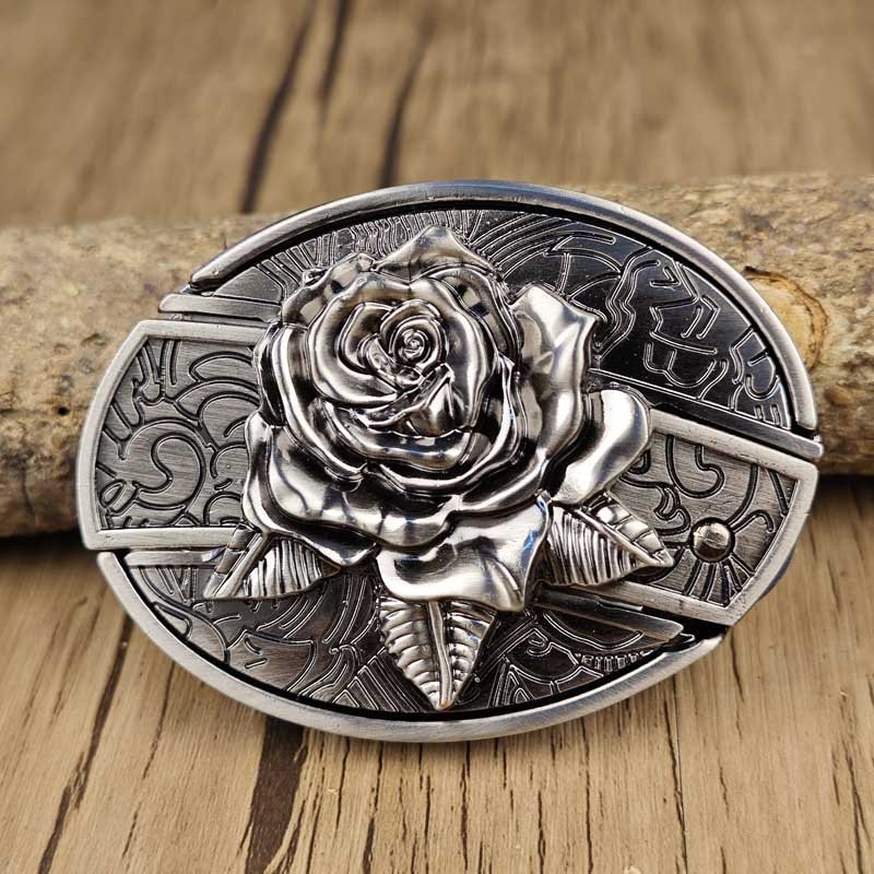 Miroken | Metal Oval Cowboys Belt Buckle