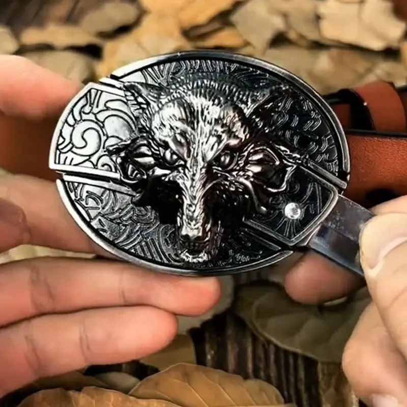Miroken | Metal Oval Cowboys Belt Buckle