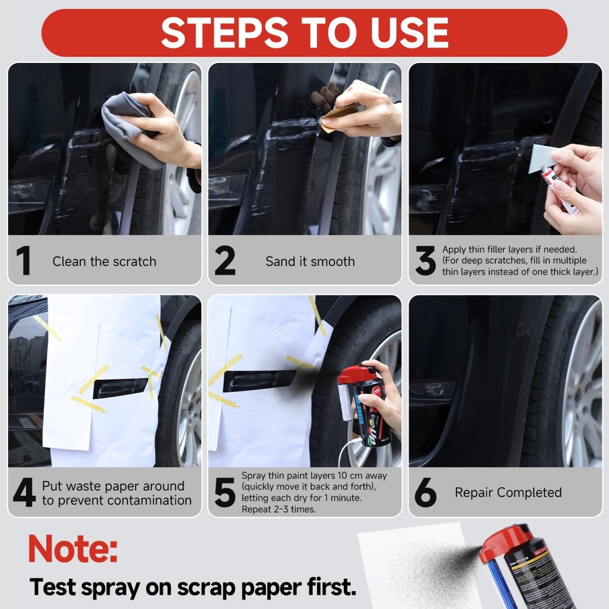 Metal Surface Paint Electric Sprayer Repair Kit