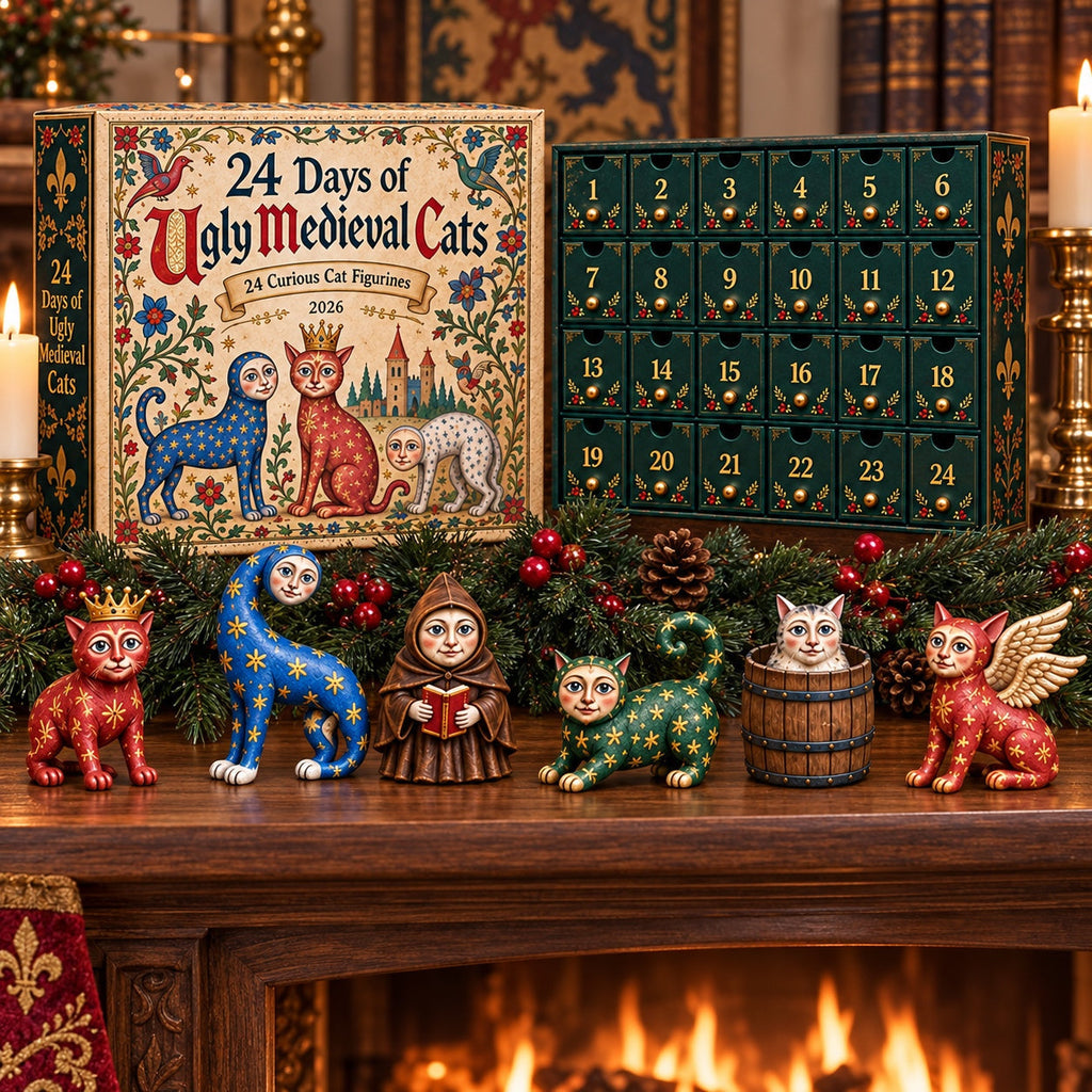 Medieval Cats Advent Calendar 2026 - 24 Wonderful Cat Ornaments