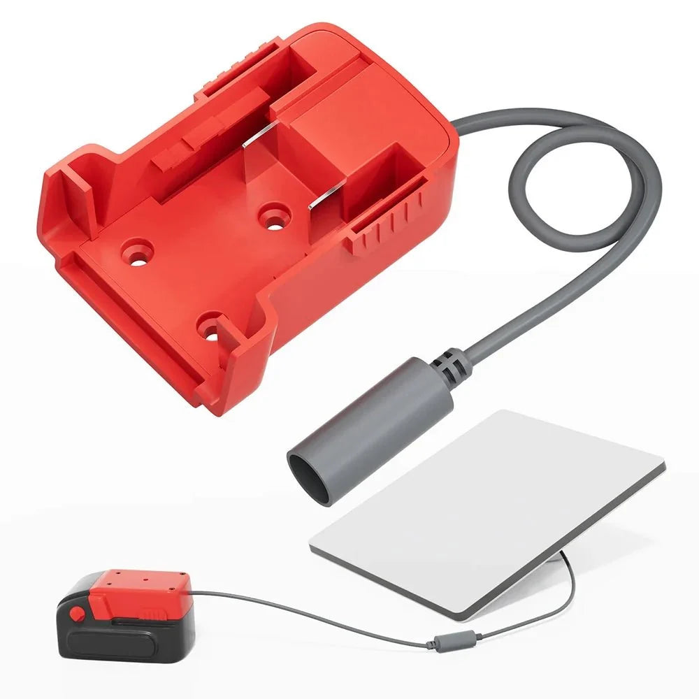 Milwaukee M18 18V Battery Power Adapter with DC Female Output for Starlink Mini