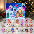 Mini Animals Advent Calendar 2026 - 24 Big-Eyed Animal Figurines