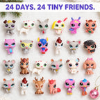 Mini Animals Advent Calendar 2026 - 24 Big-Eyed Animal Figurines