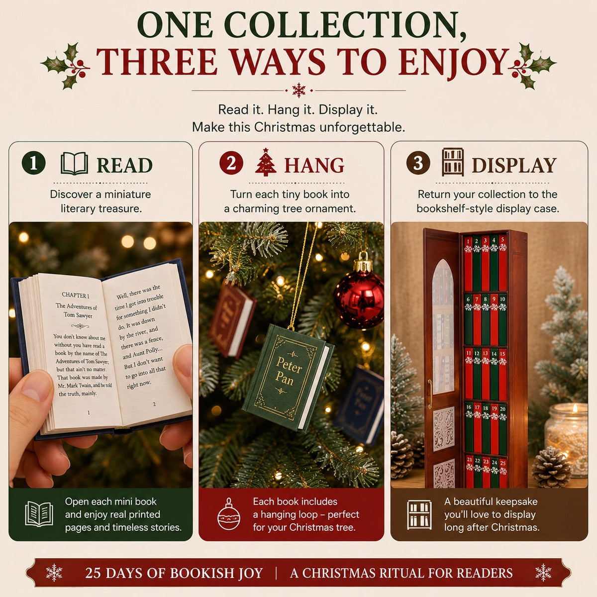 Mini Book Advent Calendar 2026 - 25 Classics for Book Lovers