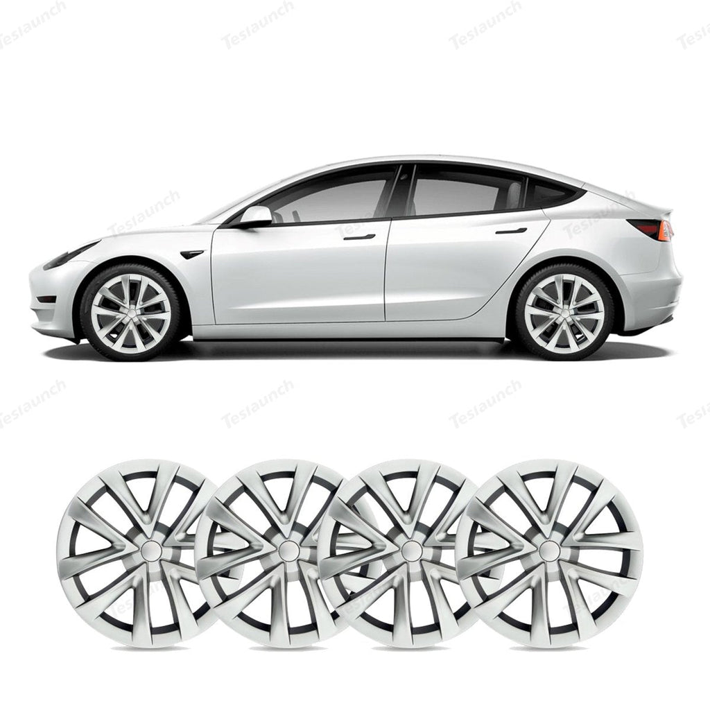 Model 3 18'' Aero Wheels Cover Hubcaps Replacement 4PCS for Tesla (2017-2023)