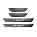 Model 3 Front / Real Door Sill Cover Protector (4 pcs) for Tesla(2017-2023)