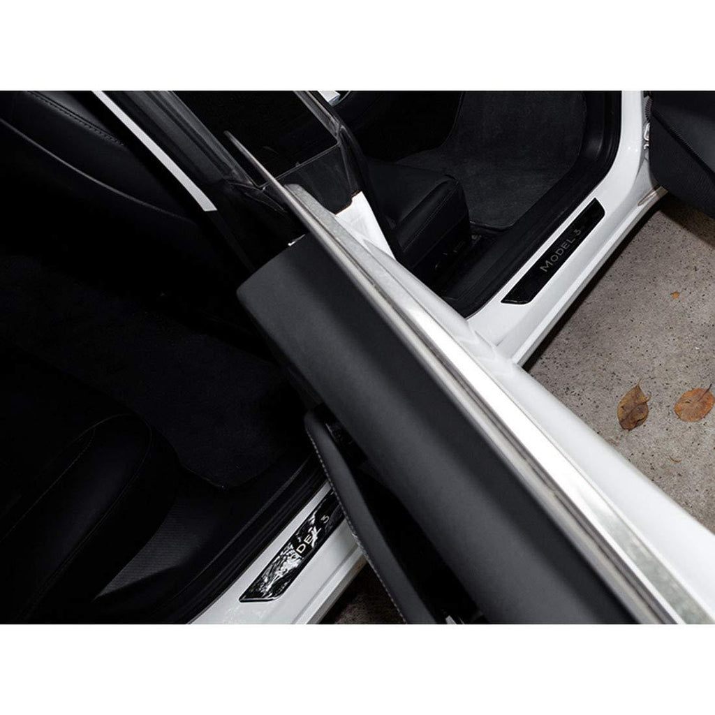 Model 3 Front / Real Door Sill Cover Protector (4 pcs) for Tesla(2017-2023)
