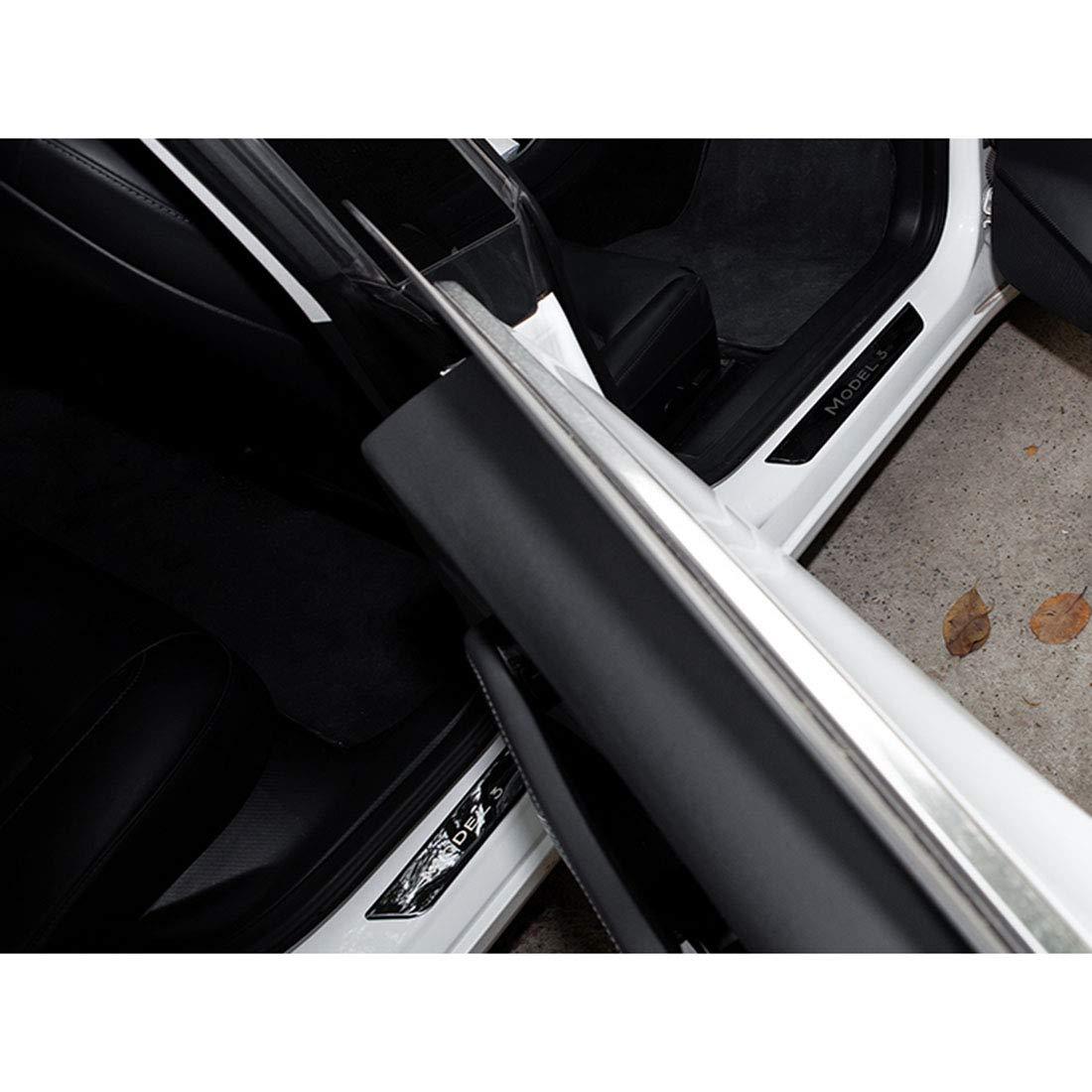 Model 3 Front / Real Door Sill Cover Protector (4 pcs) for Tesla(2017-2023)