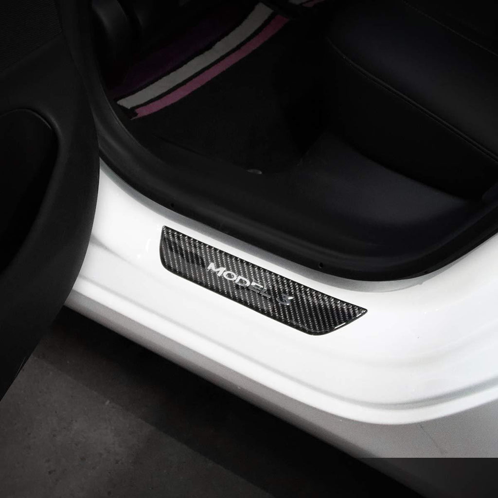 Model 3 Front / Real Door Sill Cover Protector (4 pcs) for Tesla(2017-2023)