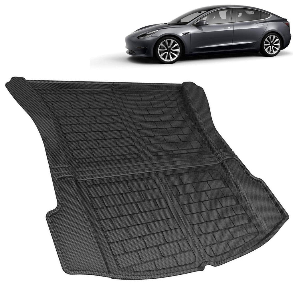 Model 3 Front Trunk Mat Frunk Cargo Liner for Tesla- 3D Lamination Cutting (2017-2023)